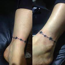 Star Anklet Cool Star Tattoos Tattoos Star Tattoos Star Tattoo Designs