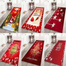 Christmas area rug rugs for living room bedroom printed pattern christmasholiday. Amazon Com Hankyky Christmas Reindeer Xmas Tree Stocks Floor Runner Area Rugs Non Slip Floor Mat Doormats Living Room Bedroom Furniture Decor