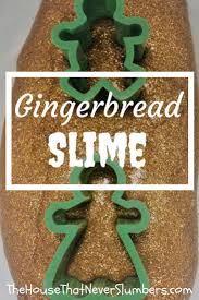 Gingerbread Glitter Slime The House That Never Slumbers Glitter Slime Diy Slime Slime Videos