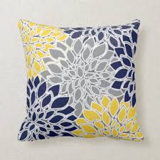 Check out our yellow grey pillow selection for the very best in unique or custom, handmade pieces from our decorative pillows shops. Gray And Yellow Decorative Throw Pillows Zazzle
