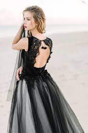 Black Wedding Dress Tulle Wedding Dress Black Bridal Gown Lace Bridal Gown Open Back Dress Black Ball Gown Gothic Wedding Dress Black Wedding Gowns Black Tulle Wedding Dress Black Wedding Dresses