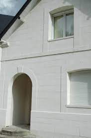 Une façade en pierre qui n'était. Realisation Des Facades En Pierre De Taille Sur Une Maison Neuve Proche Etretat Tailleur De Pierre Pour Restauration Du Patrimoine A Contremoulin Art Et Construction