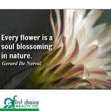 Every Flower Is A Soul Blossoming In Nature Gerard De Nerval Quotes Blossoming Flower Nature Quotes Flower Quotes Blossom Quotes
