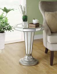 Harvey And Haley Mirrored Accent Table Mirrored Furniture Accent Table