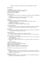 Wondering how to put these together to make your essay? Generic Outline Of A Written Qualitative Research Conceptual Framework Data