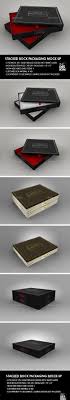 Stacked 3pc Box Mock Up Packaging Mockup Silver Foil Printing Modern Packaging