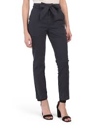 Twill Pants With Bow New Arrivals T J Maxx Pants Twill Pants Tj Maxx