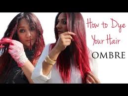 Ombre hair is a coloring effect in which the bottom portion of your hair looks lighter than the top portion. How To Dye Your Hair Ombre Youtube