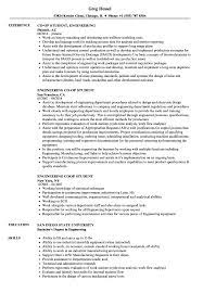 Engineering Student Resume Samples Velvet Jobs