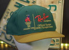 Vtg Usa Olympic Games Hat Snapback Cap Atlanta Olympics Ray Ban Green Gold Newera Baseballcap Usa Olympics Atlanta Olympics Hats Snapback