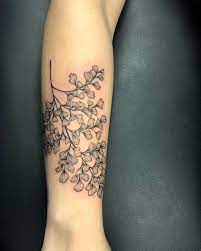 Maidenhair Fern Miami Miamiartist Miamitattoo Miamitattooartist Femaletattooartist Femaletattooartistmiami Wom Fern Tattoo Tattoos Line Work Tattoo