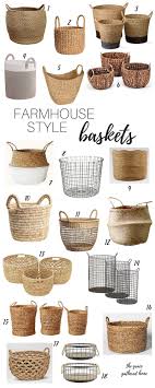 Farmhouse Style Baskets Grace Gathered Girl Country House Decor Farmhouse Decor Home Decor Kitchen