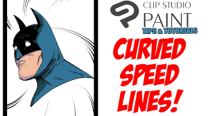 How to draw a sprinter Draw Curved Speed Lines In Clip Studio Paint Quick Tips And Tutorial Youtube