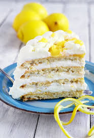 Lemon Torte Inspired From Purple Oven S Recipe Lemon Torte Torte Cake Delicious Desserts