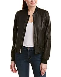 Womens Leather Bomber Jacket M Black Leather Bomber Jacket Leather Bomber Jacket Women Leather Bomber