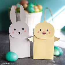 This craft will have your students hopping around the classroom acting out being bunnies! Make Your Own Easter Goodie Bags Lia Griffith