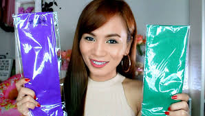How To Color Hair Using Crepe Paper Cheap And Easy Hair Hack Dyed Hair Dyed Hair Blue Girl Hair Colors