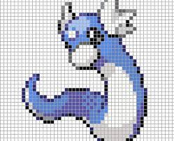 147 Dratini By Https Www Deviantart Com Electryonemoongoddes On Deviantart Pokemon Cross Stitch Pixel Art Pokemon Pixel Art