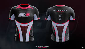Jersey Esport Team Mockup On Behance Sport Shirt Design Sports Shirts Jersey Design
