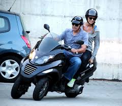Reese Witherspoon Charlie Puth Patrick Schwarzenegger And More Piaggio Scooter Bike Yamaha Scooter