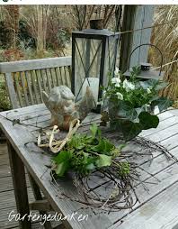 Winterdeko Auf Der Terrasse Haus Und Garten Garten Gestalten