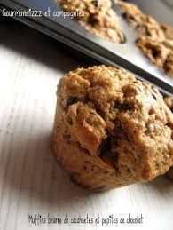 Muffins Beurre De Cacahuetes Et Pepites De Chocolat Gourmandizzz Et Compagnies Pepite Chocolat Beurre De Cacahuetes Gateau Beurre De Cacahuete