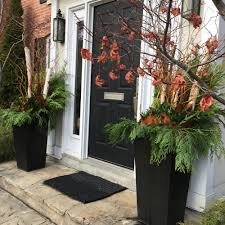 Plant containers come in a wide here is a breakdown of the different materials planters can be made from in order to make it easier for you to make the best choice for your needs. Front Door Winter Planters Walnut Kitchen