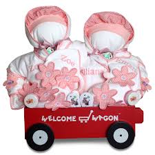 If you need help or have a question for customer service, please visit our help center. Gift For Twin Girls Personalized Deluxe Welcome Wagon