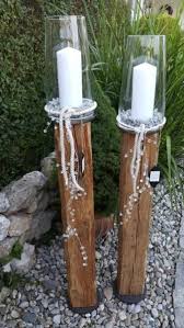 Sehr Schone Windlichter X2f Laternen Windlicht Aus Glas Edelstahl Und Urigen Holzbalken Windlicht Laternen Holz Windlicht Laterne Kerzenstander Holz