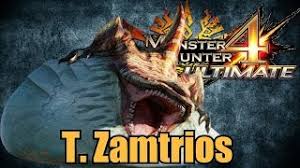 Monster Hunter 4 Ultimate - Tigerstripe Zamtrios [Tips on Fighting It] -  YouTube