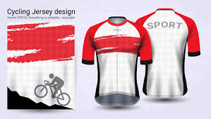 Download Cycling Jerseys Short Sleeve Sport Mockup Template 537972 Vector Art At Vecteezy
