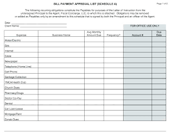 Bill Chart Template Jasonkellyphoto Co