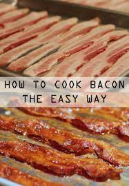Oven Bacon Recipe The No Mess Way To Cook Bacon Recipe Bacon In The Oven Cooking Bacon Recipes