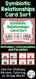Bird mites might happen upon a human when trying to find a new bird to feast on. Symbiotic Relationships Interactive Card Sort Activity This Set Contains 6 Pages Of C Symbiotic Relationships Symbiotic Relationships Activities Sorting Cards
