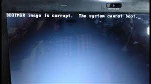 Solved Bootmgr Image Is Corrupted The System Cannot Boot Window 10 Method 2 Youtube