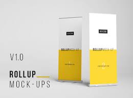 Download Free And Premium Psd Rollup Mockups