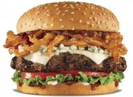 Black And Bleu Burger Red Robin Recipe Hardee S Adds Blue Cheese Steakhouse Burgers Burgerbusiness Steakhouse Burger Fast Food Places Food