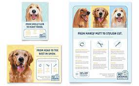 Maybe you would like to learn more about one of these? Pet Grooming Service Flyer Ad Template Design