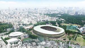 The sinuous forms of the stadium will stand as a landmark venue not only for the olympics, but the stadium seating and playing field image by minmud. Tokyo 2020 Olympics Confirms Use Of Rainforest Timber In Stadium Build