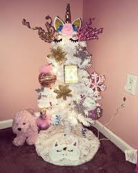Unicorn Tree Christmas Trees For Kids Easy Christmas Decorations Creative Christmas Trees