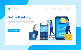 Online Banking Landing Page Di 2020