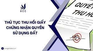 QUYẾT ĐỊNH Về việc thu hồi Giấy chứng nhận quyền sử dụng đất, quyền sở hữu nhà ở và tài sản khác gắn liền với đất đã cấp cho Ông Cao Văn Hợi tại xã Thiệu Trung, tỉnh Thanh Hoá