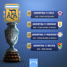 Referees for the 4th round of games in the conmebol copa america 2021. Goal On Twitter Argentina S Copaamerica Fixtures How Many Will They Win