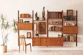 Mid century wall unit in furniture in ontario. Furniture For The National Audiovisual Institute Nina A Furniture Project With Dominant And Neutral Colors Mid Century Modern Bookcase Mid Century Furniture Modern Wall Units