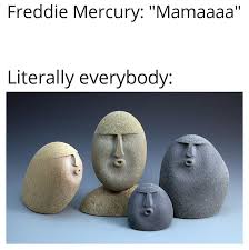 Мемы этого шаблона фредди меркьюри рука вверх, freddie mercury meme, фредди меркьюри (91) Freddie Mercury Mama Literally Everybody Meme Ahseeit