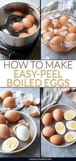 How To Make Easy Peel Hard Boiled Eggs The Real Food Dietitians Recipe In 2020 Hard Boiled Eggs Easy Peel Peeling Hard Boiled Eggs Easy Peel Boiled Eggs