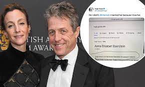 We did not find results for: Hugh Grant Slams Internet Claim He Married Wife Anna Elisabet Eberstein For Passport Reasons Daily Mail Online