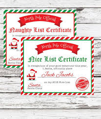 Last year, my son was too little to really understand what christmas was all about. Santa Nice List Certificate Christmas Printables Kids Christmas Wish List Santa Letter Dear S Nice List Certificate Christmas Printables Kids Christmas