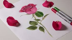 You've probably drew with crayola markers. Rose Speed Drawing With Copic Marker Paintingsuppliesstore Com