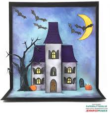 Start with a template, add your details, and get professional results in minutes. Make Pop Up House Cards For Halloween Autumn And Christmas Jennifer Maker